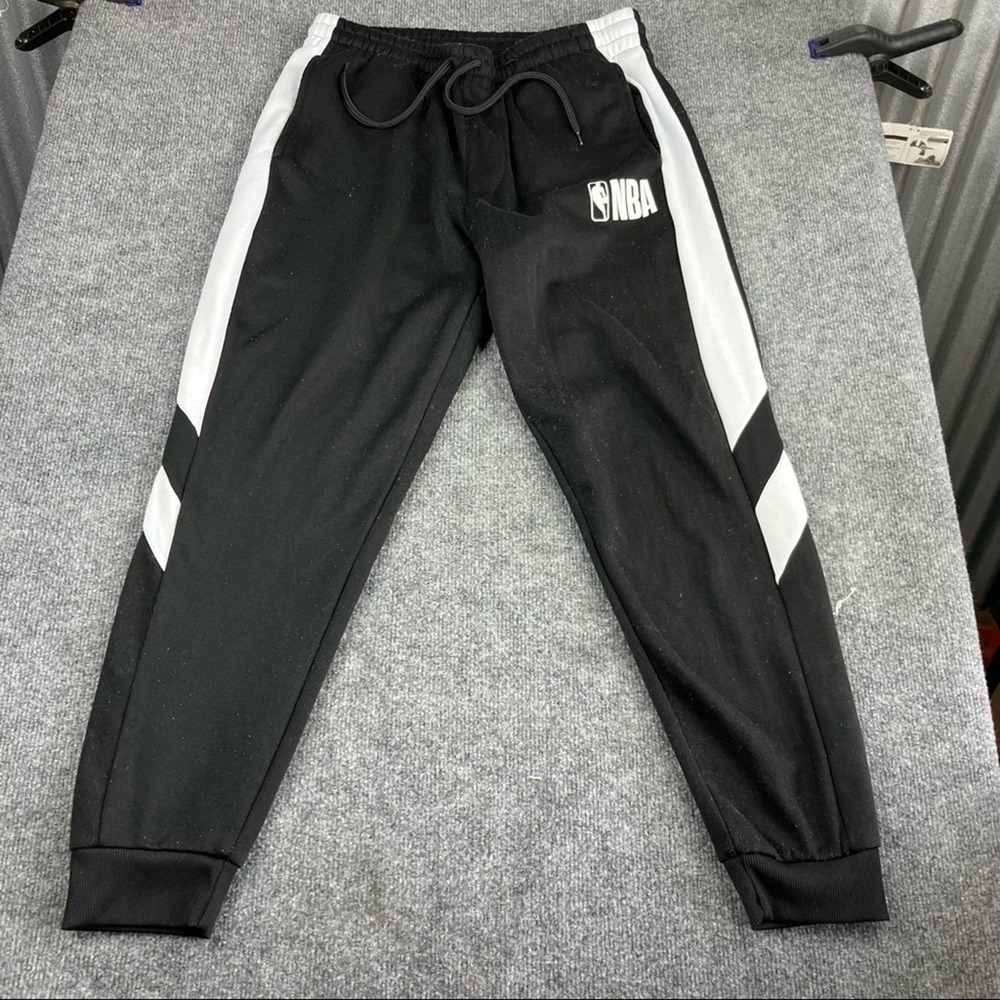 Nba joggers large black Youth size womens small sweatpants